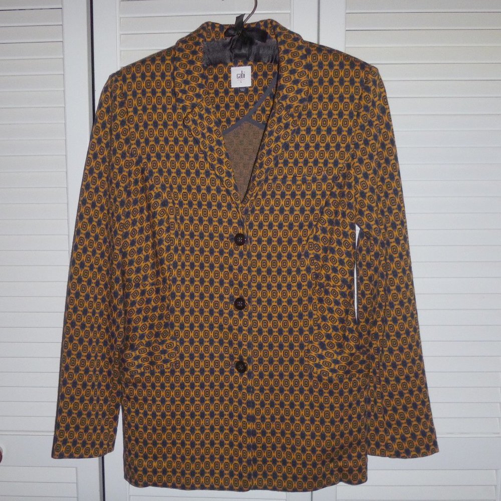 cabi Kensington Standout Medallion jacket #3372 size L